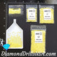 DMC 445 SQUARE Diamond Painting Drills Beads 445 Light Lemon