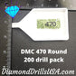 DMC 470 ROUND 5D Diamond Painting Drills Beads DMC 470 Light