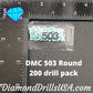 DMC 503 ROUND 5D Diamond Painting Drills Beads DMC 503 