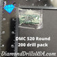 DMC 520 ROUND 5D Diamond Painting Drills Beads DMC 520 Dark 