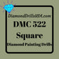 DMC 522 SQUARE 5D Diamond Painting Drills Beads DMC 522 Fern