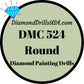 DMC 524 ROUND 5D Diamond Painting Drills Beads DMC 524 Very 
