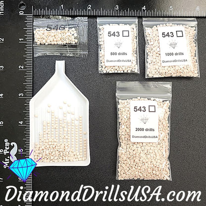 DMC 543 SQUARE 5D Diamond Painting Drills Beads DMC 543 