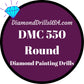 DMC 550 ROUND 5D Diamond Painting Drills DMC 550 Very Dark 