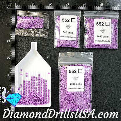 DMC 552 SQUARE 5D Diamond Painting Drills Beads DMC 552 