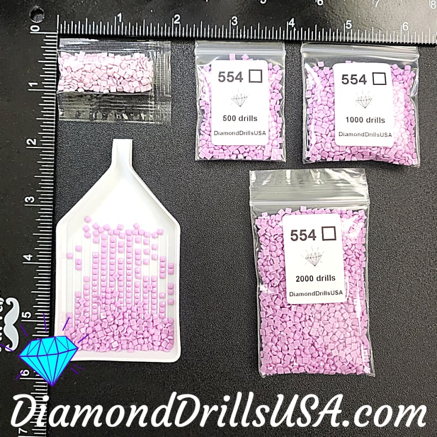 DMC 554 SQUARE 5D Diamond Painting Drills Beads DMC 554 