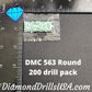 DMC 563 ROUND 5D Diamond Painting Drills Beads DMC 563 Light