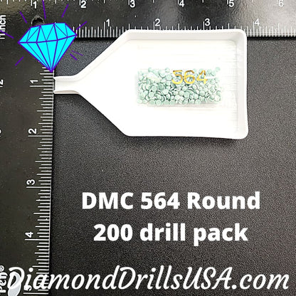 DMC 564 ROUND 5D Diamond Painting Drills Beads DMC 564 Very 