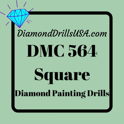 DMC 564 SQUARE 5D Diamond Painting Drills Beads DMC 564 Very