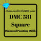 DMC 581 SQUARE 5D Diamond Painting Drills Beads DMC 581 Moss