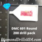 DMC 601 ROUND 5D Diamond Painting Drills DMC 601 Dark 