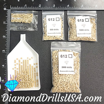 DMC 612 SQUARE 5D Diamond Painting Drills Beads DMC 612 