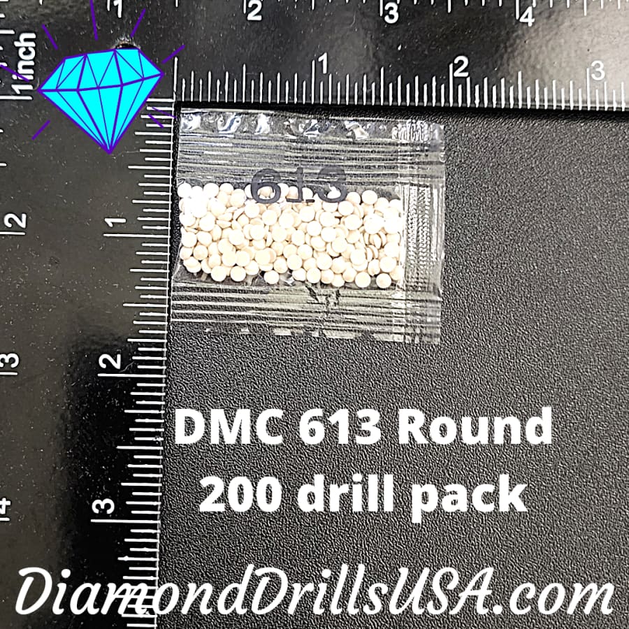 DMC 613 ROUND 5D Diamond Painting Drills Beads DMC 613 Very 