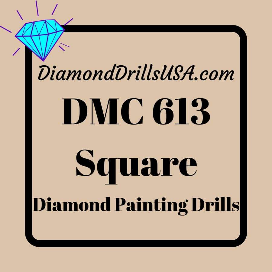 DMC 613 SQUARE 5D Diamond Painting Drills Beads DMC 613 Very