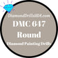 DMC 647 ROUND 5D Diamond Painting Drills DMC 647 Dark Beaver