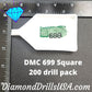 DMC 699 SQUARE 5D Diamond Painting Drills Beads DMC 699 