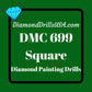 DMC 699 SQUARE 5D Diamond Painting Drills Beads DMC 699 