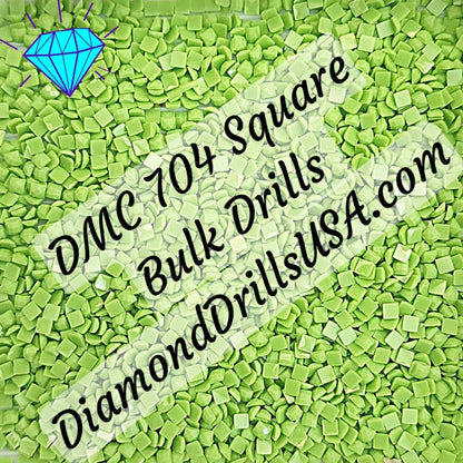 DMC 704 SQUARE 5D Diamond Painting Drills Beads 704 Bright 