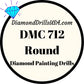 DMC 712 ROUND 5D Diamond Painting Drills Beads DMC 712 Cream