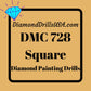 DMC 728 SQUARE 5D Diamond Painting Drills Beads DMC 728 
