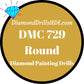 DMC 729 ROUND 5D Diamond Painting Drills DMC 729 Medium Old 