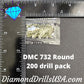 DMC 732 ROUND 5D Diamond Painting Drills Beads DMC 732 Olive