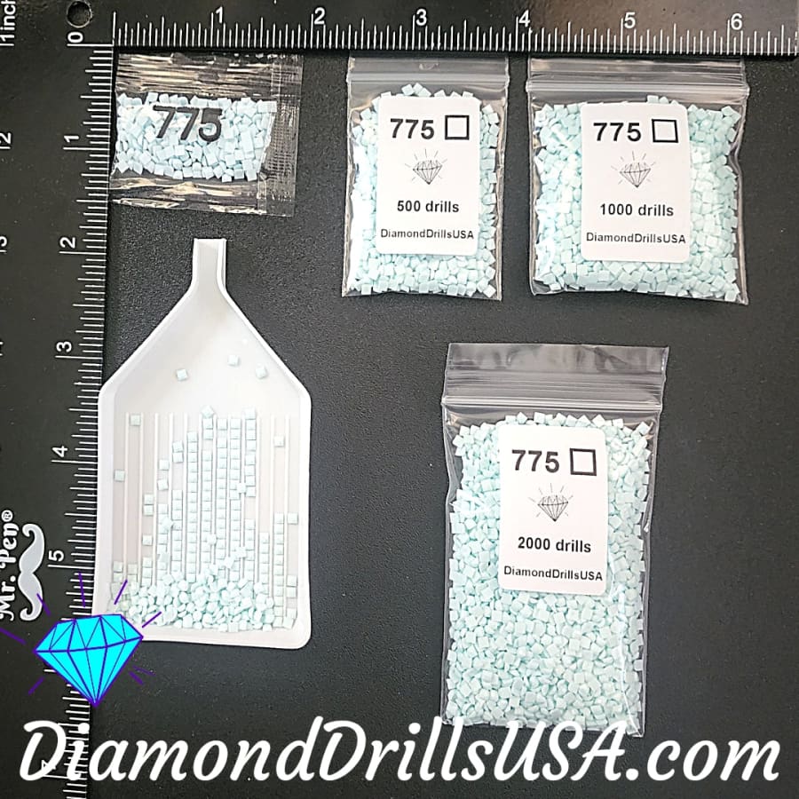 DMC 775 SQUARE 5D Diamond Painting Drills Beads DMC 775 Very
