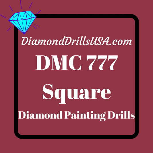 DMC 777 SQUARE 5D Diamond Painting Drills Beads DMC 777 Very