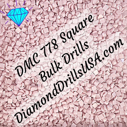 DMC 778 SQUARE 5D Diamond Painting Drills Beads DMC 778 Very