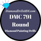 DMC 791 ROUND 5D Diamond Painting Drills Beads DMC 791 Very 