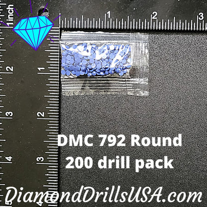 DMC 792 ROUND 5D Diamond Painting Drills Beads DMC 792 Dark 