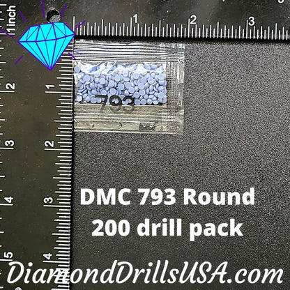DMC 793 ROUND 5D Diamond Painting Drills Beads DMC 793 