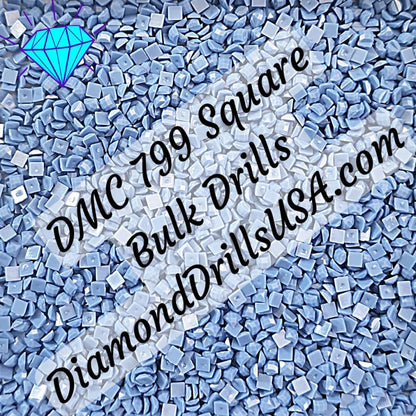 DMC 799 SQUARE 5D Diamond Painting Drills Beads DMC 799 