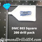 DMC 803 SQUARE 5D Diamond Painting Drills Beads DMC 803 