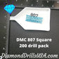 DMC 807 SQUARE 5D Diamond Painting Drills Beads DMC 807 