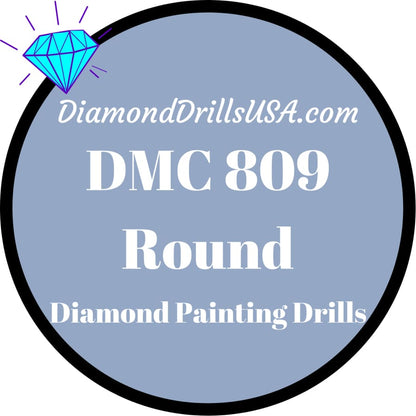 DMC 809 ROUND 5D Diamond Painting Drills Beads DMC 809 Delft