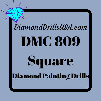 DMC 809 SQUARE 5D Diamond Painting Drills Beads DMC 809 