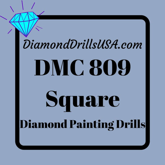 DMC 809 SQUARE 5D Diamond Painting Drills Beads DMC 809 