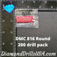 DMC 816 ROUND 5D Diamond Painting Drills Beads DMC 816 