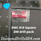 DMC 816 SQUARE 5D Diamond Painting Drills Beads DMC 816 