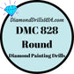 DMC 828 ROUND 5D Diamond Painting Drills DMC 828 Ultra Very 