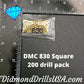 DMC 830 SQUARE 5D Diamond Painting Drills Beads DMC 830 Dark
