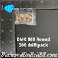 DMC 869 ROUND 5D Diamond Painting Drills DMC 869 Very Dark 