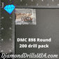DMC 898 ROUND 5D Diamond Painting Drills Beads DMC 898 Very 