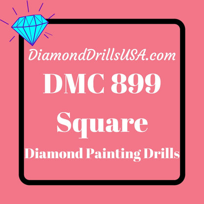 DMC 899 SQUARE 5D Diamond Painting Drills Beads DMC 899 