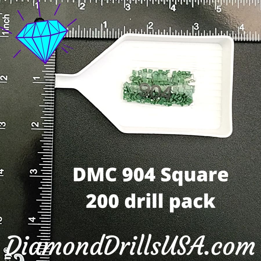 DMC 904 SQUARE 5D Diamond Painting Drills Beads DMC 904 Very