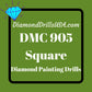 DMC 905 SQUARE 5D Diamond Painting Drills Beads DMC 905 Dark