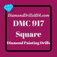 DMC 917 SQUARE 5D Diamond Painting Drills Beads DMC 917 