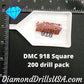 DMC 918 SQUARE 5D Diamond Painting Drills Beads DMC 918 Dark