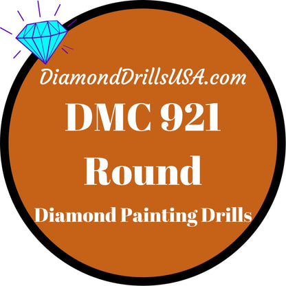 DMC 921 ROUND 5D Diamond Painting Drills Beads DMC 921 